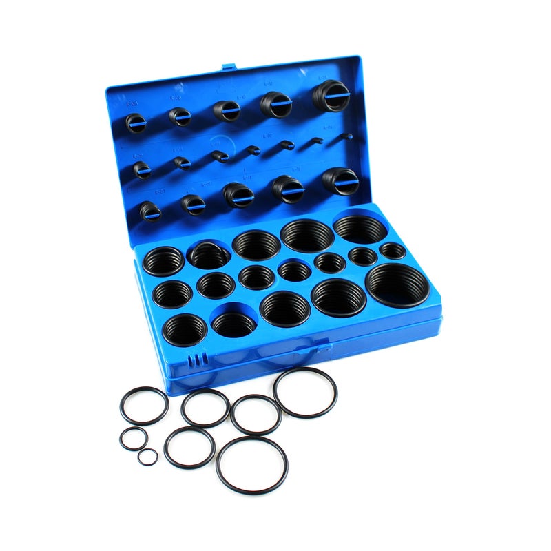 HFS(R) Rubber O-Rings Assortment Kit Automotive Seal Rubber Gasket Universal Replacement O-Rings 419 PCS (Metric) - Image 1